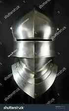Medieval Sallet Helmet Knight Armor Helmet 18 Gauge Steel Larp Gift Item picture