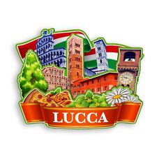 Lucca Italy Refrigerator magnet 3D travel souvenirs wood craft gifts picture