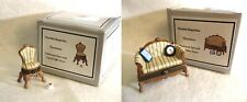 Antique Sofa and Chair  PHB Hinged Box  Midwest of Cannon Falls picture