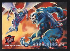 Ray Lago SIGNED X-Men Art Trading Card ~ Archangel V Apocalypse 1995 Fleer Ultra picture