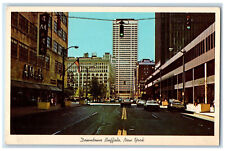 c1960's Main Place Mall, Marine Midland Bank, Downtown Buffalo NY Postcard picture