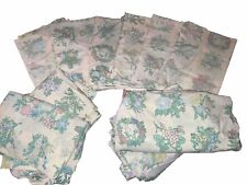 Large Lot Of Vintage Cotton Sheets 6 Std Pillowcases 2 Flat/2 Fitted King +Bonus picture