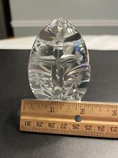 Sullivans Handmade 24% PbO Lead Crystal EGG Paperweight Made in Poland picture