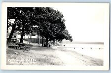 Smithfield Maine ME Postcard RPPC Photo View Of Ketchums Beach c1950's Vintage picture