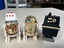 VINTAGE STAR WARS R2-D2 (1977), R5-D4 (1977), & POWER DROID (GONK DROID, 1978) picture
