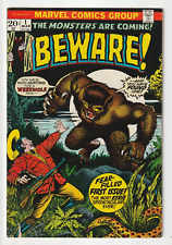 Beware The Monsters Are Comics #1 (Marvel Comics 1973) FN+ Jack Kirby Horror picture