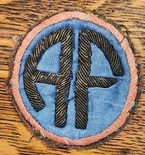 Original WWII Allied Forces Bullion Patch / Italian Made Beauty(2) picture