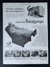 Vintage 1954 Barcalounger Chair Print Ad picture