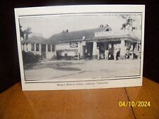 1940s Haley's Modern Cabins Gas Service Station Lebanon TN Tennessee Atlas Tires picture