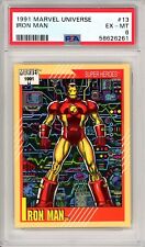 1991 Marvel Universe 13 Iron Man  PSA 6 picture