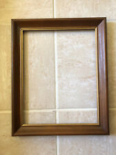 VTG 1960's-70s Wood Picture Frame, Holds 11 x14, Classic Style, Good Condition picture