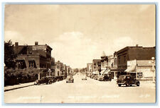1943 Broadway Business Section Marysville Kansas KS Vintage RPPC Photo Postcard picture