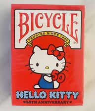 Bicycle Hello Kitty Playing Cards 50th Anniversary of Hello Kitty New,Sealed picture