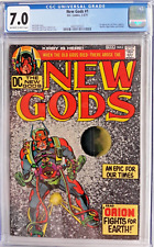 *NEW GODS #1 CGC 7.0*DC COMICS 1971*JACK KIRBY*1ST APPEARANCE ORION*4TH WORLD* picture