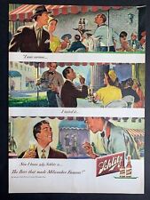 Vintage 1949 Schlitz Beer Print Ad picture