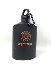 Jägermeister Water Drink Metal Bottle Flask Portable Reusable Black picture