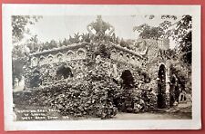 GROTTO OF THE REDEMPTION~REAL PHOTO POSTCARD, West Bend, IA ~ North & East front picture
