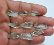AA+ Stunning Green Amethyst 9 Piece Raw 18-21 MM Green Amethyst Rough Crystal picture
