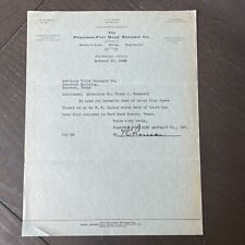 1929 Peareson- Fort Bend Abstract Company Richmond Texas Letterhead picture