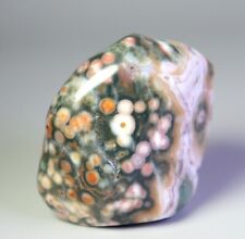 Top  Natural Round Eye Ocean Jasper Agate Quartz Crystal Pendant Stone Specimen picture