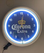 🔥 NEW Corona Extra Neon Clock Beer Sign Dive Bar Neon White Light picture