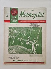 Vintage December 1938 The Motorcyclist Magazine picture