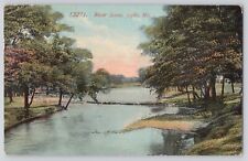 Postcard Missouri Joplin River Scene Scenic Landscape Antique Vintage 1915 picture