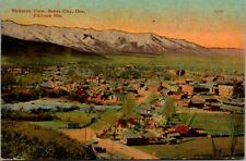 Postcard Birds Eye View of Baker City, Oregon and Elkhorn Mountains picture