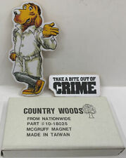 1980's McGruff the Crimedog Large Magnet Sets In the Original Box picture
