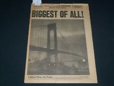 1964 NOVEMBER 15 NEW YORK DAILY NEWS - VERRAZANO BRIDGE SOUVENIR - NP 3784 picture