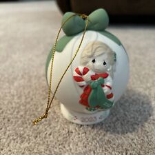 Precious Moments Ornament Sweet Christmas Wishes Date 2023 231003 2 pc Round New picture