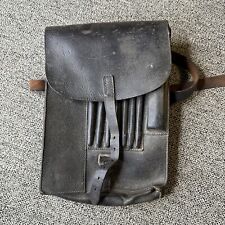 WW2 WWII German Luftwaffe Brown Leather Map Case Well Marked VG+ Condition 1941 picture