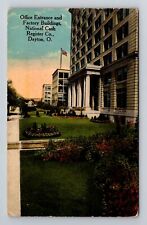 Dayton OH-Ohio, Office Entrance National Cash Reg Co, c1916 Vintage Postcard picture