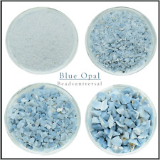 Natural Healing Rough Blue Opal Crystals Raw Crushed Powder Loose Gemstone picture