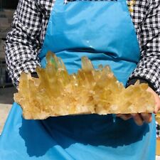 4400G Natural Smoked Yellow Crystal Mineral Specimen  KH957 picture