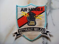  US AIR MOBILE 117th ASSAULT HELICOPTER COMPANY, VIETNAM WAR PATCH picture