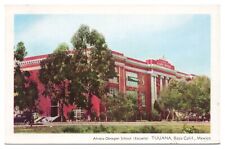 Vintage Alvaro Obregon School Tijuana Mexico BC Postcard Chrome picture