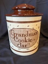 Vintage Monmouth Stoneware Grandma’s Cookie Jar picture