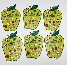 Set of 6 Rare '97 Applebee's Restaurant WHERE'S WALDO Stickers Kids Meal Vintage picture