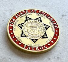 COLORADO STATE PATROL Challenge Coin picture