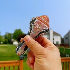 4.5 inch Blown Glass Herb Smoking Pipe Ceremonial Tobacco Pipe, Glass Pipe picture