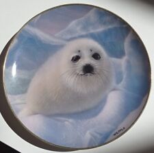 Fine Porcelain Franklin Mint Snow Pup Collector Plate Limited Edition by Wepplo picture