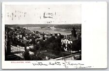 Postcard Stillwater, Aerial View, Minnesota Posted 1905 picture