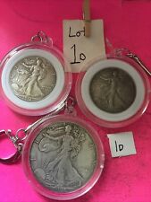 Set Lot 3 Coin Keychains 1916-1921-1918 Look  Copies Junk Drawer Combines Ship picture