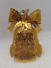 Holly Bell 1999 Danbury Mint Annual 23KT Gold Electroplate Ornament picture