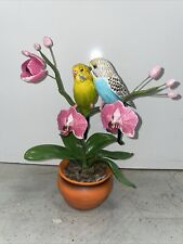 Danbury Mint The Precious Parakeets Figurine Collection Tender Moment  Statue picture