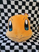 Pokemon Charmander 14”x15” Face Plush Doll/pillow Orange picture