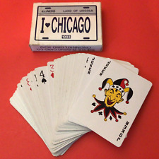 I Love Chicago Playing Cards Vintage 1993 Land of Lincoln picture