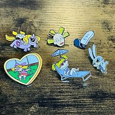 6 Pin Lot Of Nickelodeon, Nicktoons, Cartoon Network Fantasy Enamel Pins picture