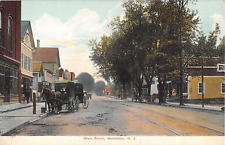 c.1908 Stores Main St. Metuchen NJ post card picture
